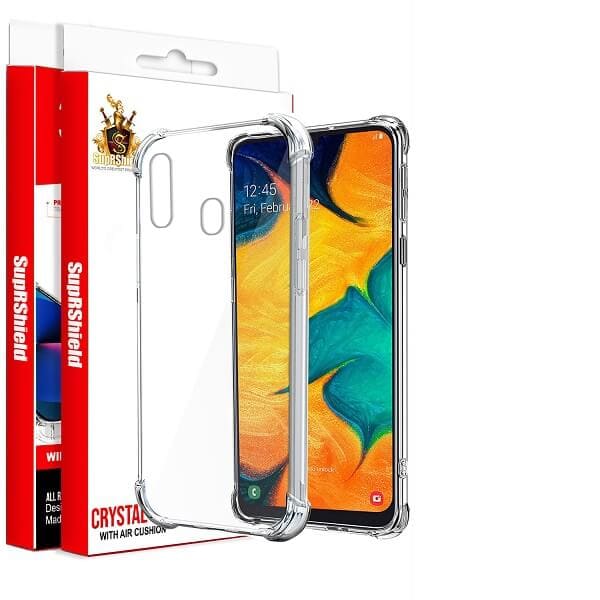 For Samsung Galaxy A30 SupRShield Clear Case Shockproof Tough Transparent Anti knock Cover For Samsung Galaxy A30 SupRShield Clear Case Shockproof Tough Transparent Anti knock Cover